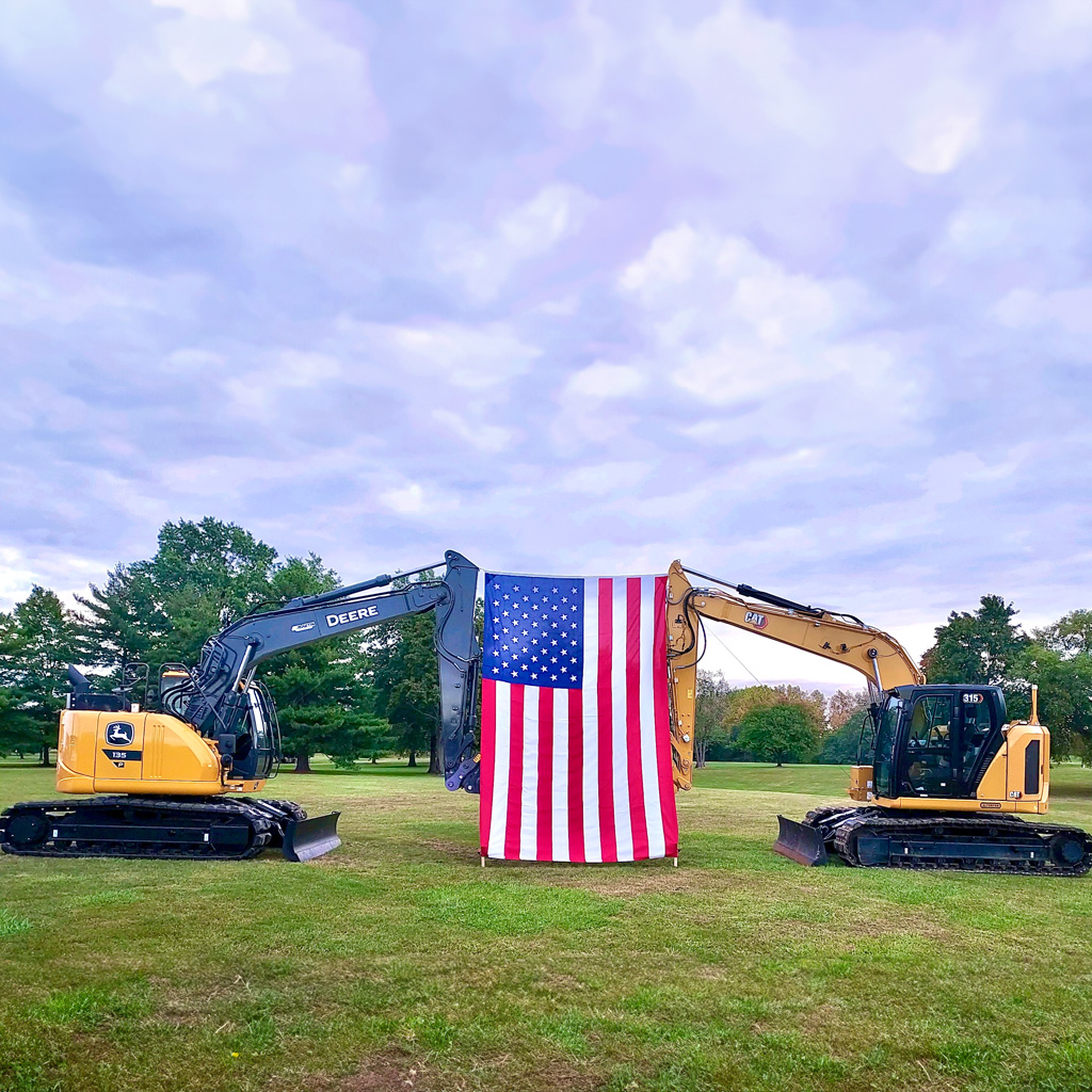 Deere and CAT dealerships joined forces to support the outing.