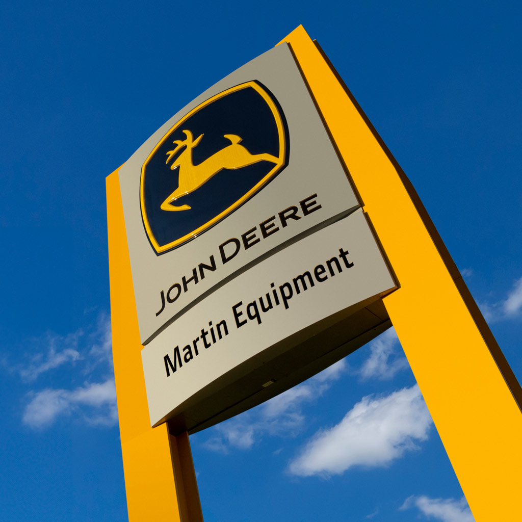 John Deere / Martin Equipment outdoor sign