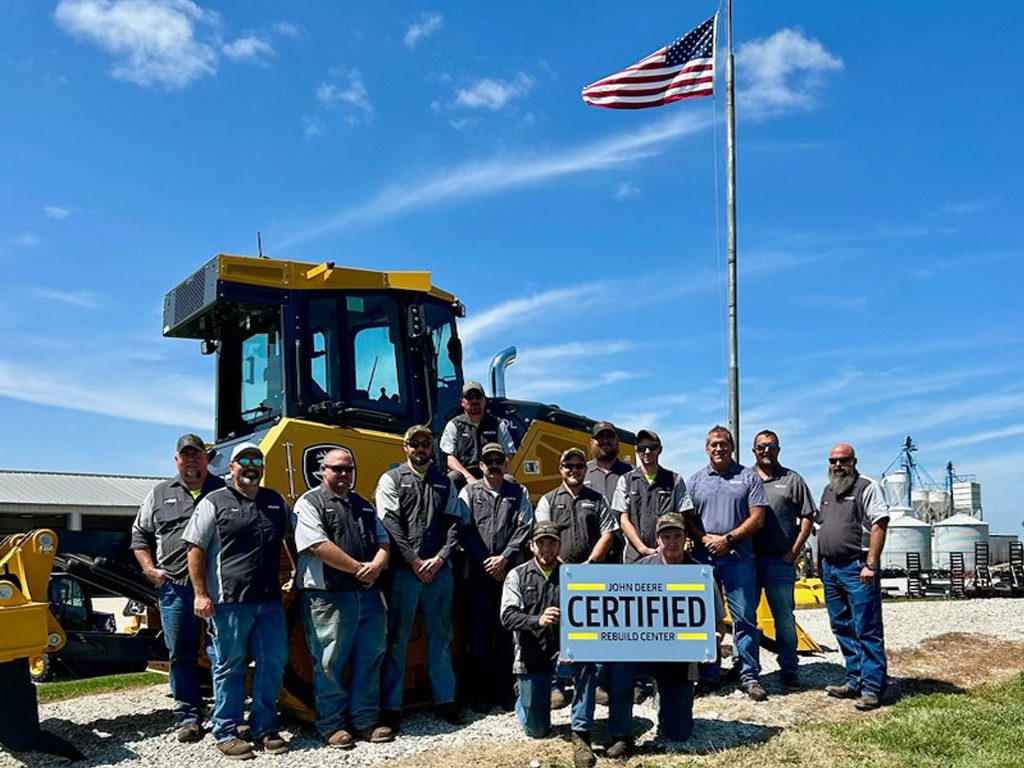 Fifth Martin Equipment Dealership Earns John Deere Certified Rebuild Center Status