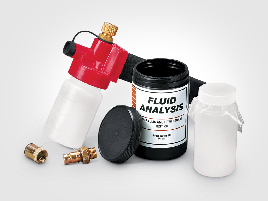 fluid pump and analysis container