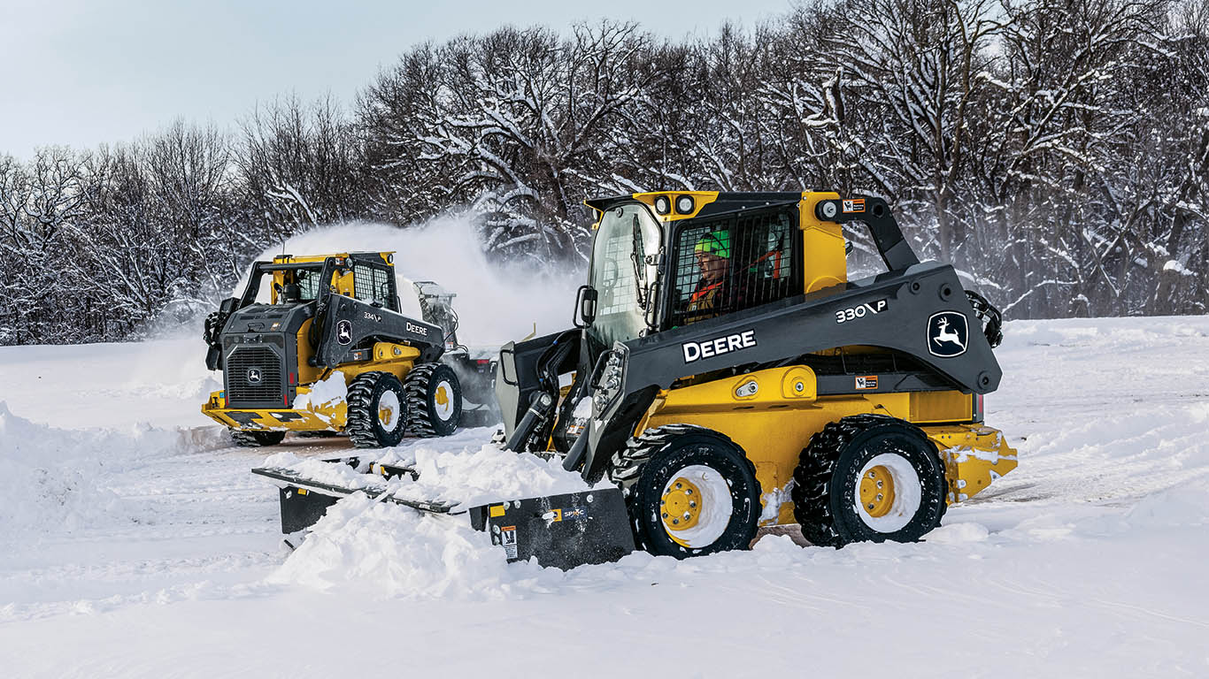 equipment in the snow